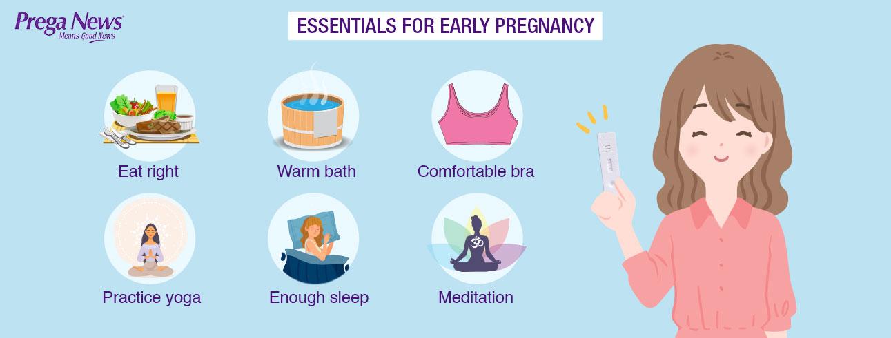 How to deal with early symptoms of pregnancy?